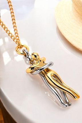 گردنبند جواهر طوسی زنانه استیل ضد زنگ VerdeHome - کد 927349834