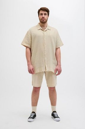 شلوارک و برمودا سرمه ای مردانه Relaxed Jack & Jones - کد 931844609