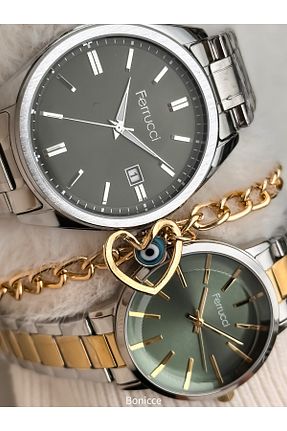 ساعت مچی سبز زنانه 41-45 میلی متر Ferrucci - کد 880028019