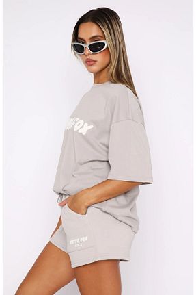 ست بالاتنه و پائین تنه طوسی زنانه بافت The Champ Clothing - کد 931854672