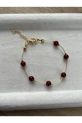 دستبند جواهر زرد زنانه سنگ طبیعی PelvedDesign - کد 345300492