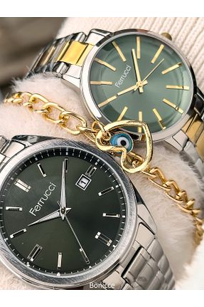 ساعت مچی سبز زنانه 41-45 میلی متر Ferrucci - کد 880028019