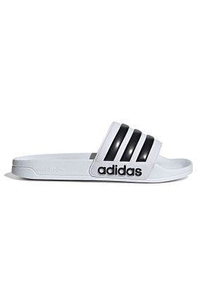 دمپائی سفید زنانه چرم مصنوعی adidas - کد 305605255