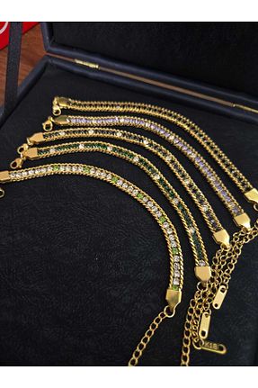 دستبند استیل (فولاد) مشکی زنانه استیل (فولاد) ERASLAN - کد 931874254
