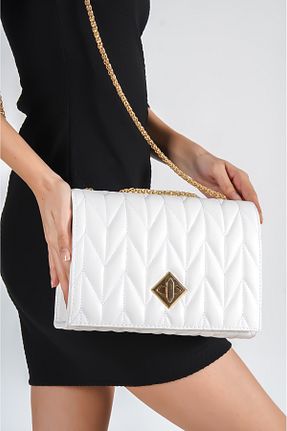 کیف دوشی سفید زنانه چرم مصنوعی Capone Outfitters - کد 207921663