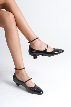 کفش پاشنه بلند کلاسیک مشکی زنانه چرم مصنوعی Capone Outfitters - کد 860346934