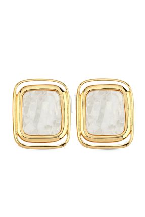 گوشواره استیل (فولاد) بژ زنانه استیل (فولاد) VenüsDesign - کد 884957702