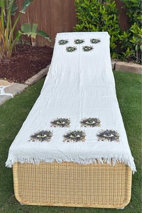 حوله ساحلی سفید Nevin Kaya Moda - کد 932638390