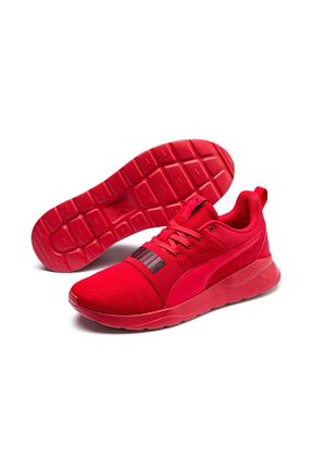 کفش اسنیکر قرمز زنانه بند دار Puma - کد 90351324
