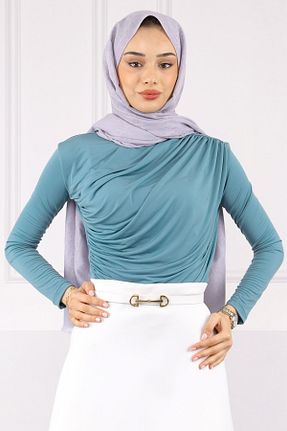 بلوز حجاب سبز زنانه رگولار İmajButik - کد 931963700