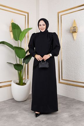 لباس حجاب مشکی زنانه رگولار Elif Artar - کد 931960771