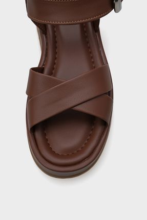 صندل قهوه ای زنانه پاشنه پر Capone Outfitters - کد 905737608