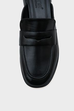 دمپائی مشکی زنانه چرم مصنوعی Capone Outfitters - کد 875714963