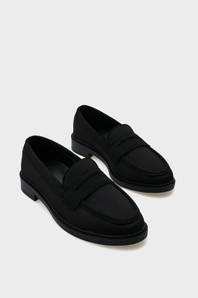 کفش لوفر مشکی زنانه چرم مصنوعی Capone Outfitters - کد 874956245