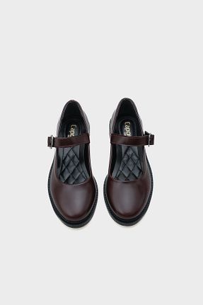 کفش لوفر مشکی زنانه چرم مصنوعی Capone Outfitters - کد 899388843