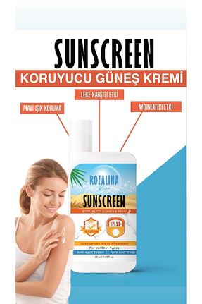 کرم ضد آفتاب صورت SPF 50 + Rozalina Rise - کد 834376373