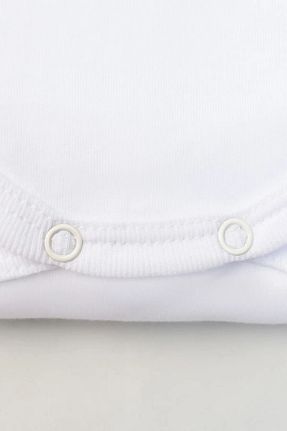 بادی و سرهمی نوزادی سفید بچه گانه %100 پنبه Naive Baby - کد 807539454