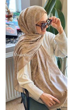 شال بژ زنانه modayışığı - کد 932020912