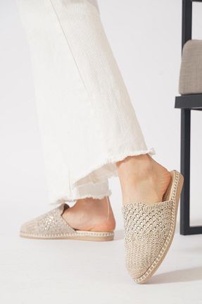 دمپائی خانگی بژ زنانه پاشنه تخت Moda Pie - کد 932032188