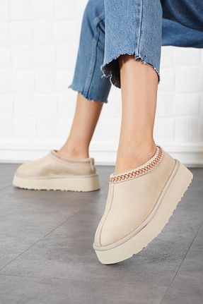 دمپائی خانگی بژ زنانه جیر Moda Pie - کد 932032072