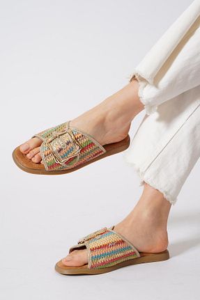 دمپائی خانگی سرمه ای زنانه پاشنه تخت Moda Pie - کد 932032278