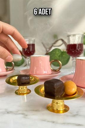 کاسه و بشقاب دکوراتیو طلائی اکریلیک Elzem - کد 346517736