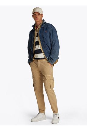 شلوار بژ مردانه پنبه ای Tommy Jeans - کد 932070887