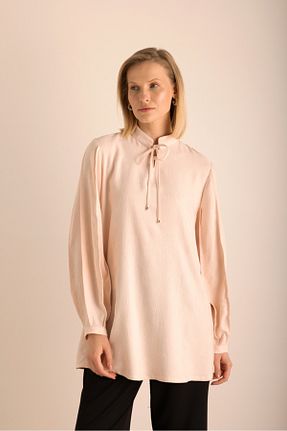 تونیک صورتی زنانه بافتنی Aker - کد 932076481