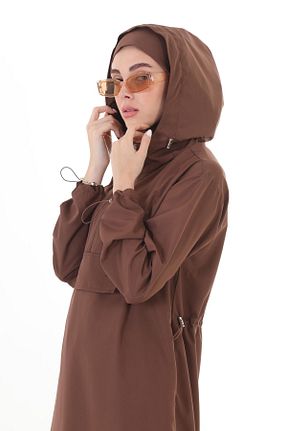 مایو حجاب قهوه ای زنانه چینی QANU - کد 322109658