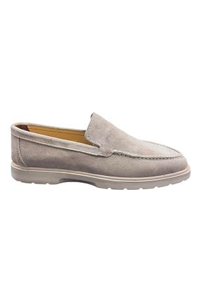 کفش لوفر بژ مردانه چرم خالص Greyybull Shoes - کد 932859874
