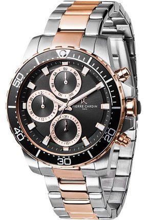 ساعت مچی زرشکی مردانه 41-45 میلی متر Pierre Cardin - کد 845514762