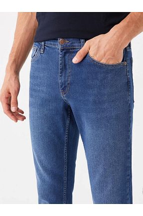 شلوار جین آبی مردانه پاچه ساده LC Waikiki - کد 932103202
