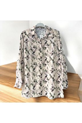 پیراهن حجاب بژ زنانه رگولار RENAR - کد 930158222