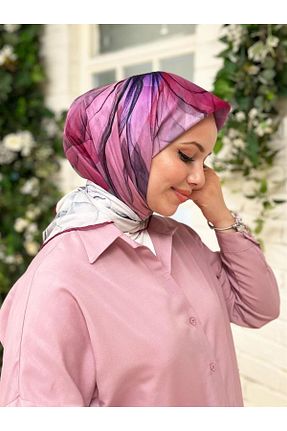 روسری رنگی پلی استر Sultan Eşarp - کد 753333551