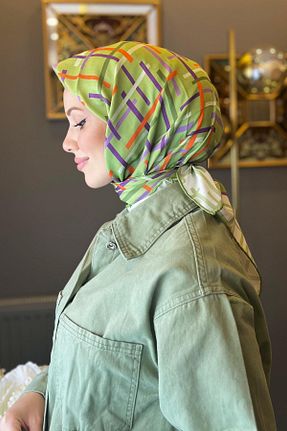 روسری رنگی پلی استر Sultan Eşarp - کد 851000691