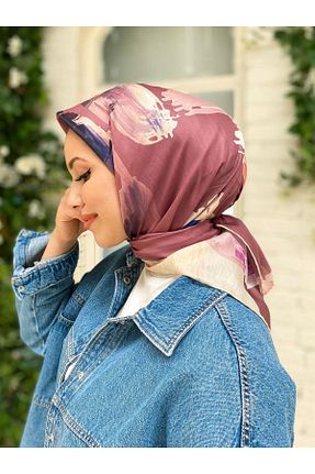 روسری رنگی پلی استر Sultan Eşarp - کد 753314583