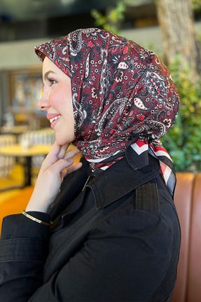 روسری رنگی پلی استر Sultan Eşarp - کد 932170945
