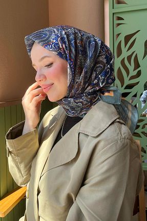 روسری رنگی پلی استر Sultan Eşarp - کد 932170910