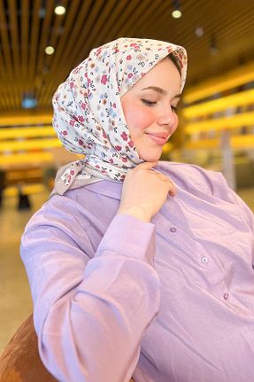 روسری رنگی پلی استر Sultan Eşarp - کد 932170949