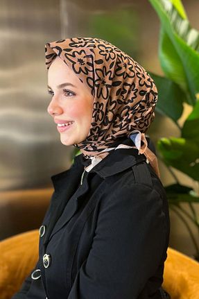 روسری رنگی پلی استر Sultan Eşarp - کد 932170885