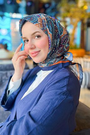 روسری رنگی پلی استر Sultan Eşarp - کد 932170959