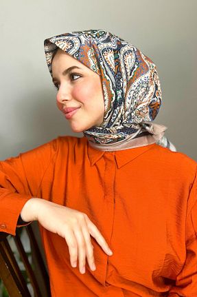 روسری رنگی پلی استر Sultan Eşarp - کد 932170906
