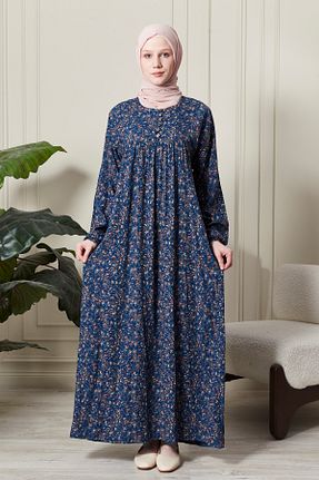 لباس حجاب آبی زنانه رگولار fistan - کد 932180736