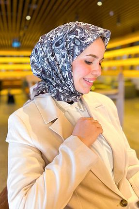 روسری رنگی پلی استر Sultan Eşarp - کد 932170900