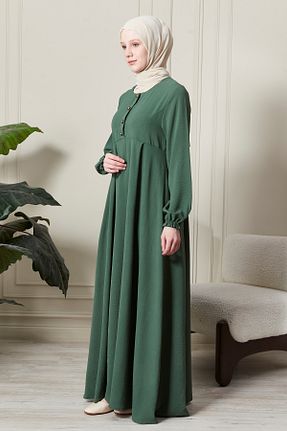 لباس حجاب سبز زنانه مام فیت fistan - کد 932170832