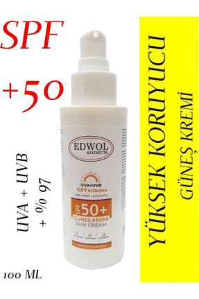 کرم ضد آفتاب صورت SPF 50 + EDWOL - کد 741904822