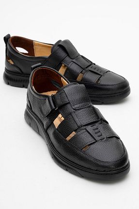 کفش کژوال مشکی مردانه چرم خالص maximoda - کد 932245485