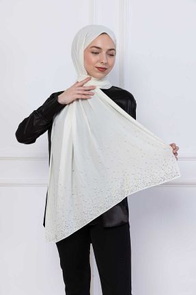 روسری سفید پلی استر SEEMA - کد 932260067