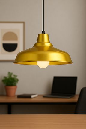 لوستر طلائی فلزی Lambadar - کد 135577872