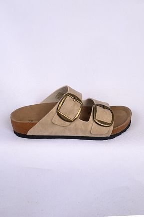 دمپائی بژ زنانه چرم مصنوعی Pierre Cardin - کد 932257814